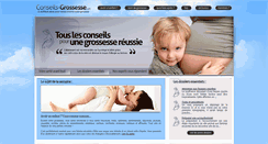 Desktop Screenshot of conseils-grossesse.com